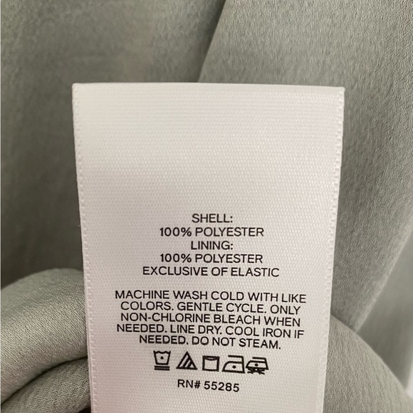 Express Women’s Babydoll Peplum Sage Sea-foam Green Tank Size Small - Picture 4 of 4